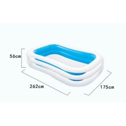 Intex 56483 pripučiamas sodo baseinas 262x175x56 cm