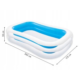 Intex 56483 pripučiamas sodo baseinas 262x175x56 cm