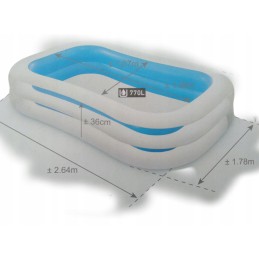Intex 56483 pripučiamas sodo baseinas 262x175x56 cm