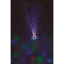 LED baseino lempa su įmontuotu bestway fontanu