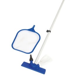 „Bestway“ baseino valymo rinkinys „trys viename“, dulkių siurblys, sietelis, pagaliukas