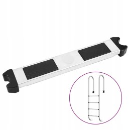 Baseino kopėčių laiptelis 50x9x3 5cm, 304 nerūdijantis plienas