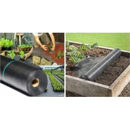 Agrotekstilė juoda 1,1 x 100 m 70 g/m²