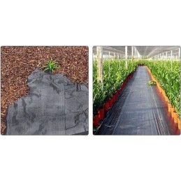 Agrotekstilė juoda 1,1 x 100 m 70 g/m²