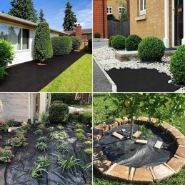 antipiktžolių kilimėlis augintas apsaugos nuo piktžolių 1 6x50m inkarai 50vnt