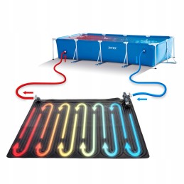 Saulės vandens šildymo plokštė 120 x 120 cm intex 28685