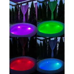 Baseino apšvietimas, 4 vnt. povandeninis LED baseino apšvietimas