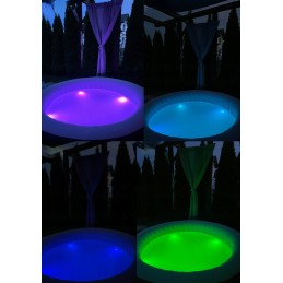 Baseino apšvietimas, 4 vnt. povandeninis LED baseino apšvietimas