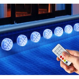 Baseino apšvietimas, 4 vnt. povandeninis LED baseino apšvietimas