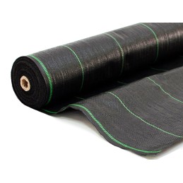 Agrotkanina kilimėlis nuo piktžolių piktžolėms, juoda agrotekstilė 70 g/m2 - 1,6x25m