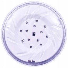 Vidaxl panardinama LED baseino lempa su nuotolinio valdymo pulteliu, balta