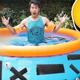 Vandeniui atspari remonto juosta baseinų remonto klijavimui, pripučiamiems valčių čiužiniams, 3 m