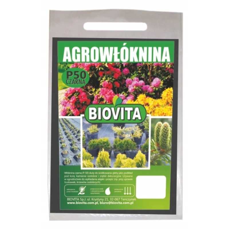 Agrotekstilė p-50 juoda 3,2x10m biovita