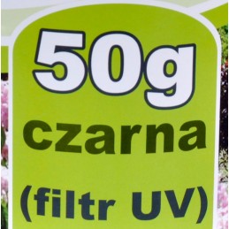 Augalinis audinys 50g juodas UV filtras 1 60x10m g73411