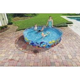 Vaikų išsiplėtimo baseinas bestway jūros odisėja 244x46cm