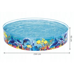 Vaikų išsiplėtimo baseinas bestway jūros odisėja 244x46cm