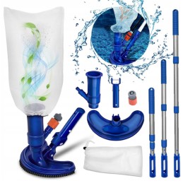 Dulkių siurblys tvenkinio baseino valymui su ištraukiama rankena, 112 cm