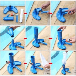 Baseino dulkių siurblio komplektas su teleskopiniu koteliu