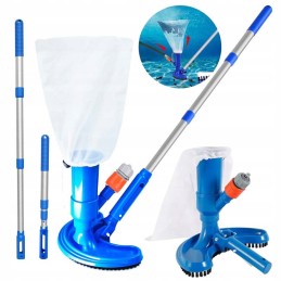 Baseino dulkių siurblio komplektas su teleskopiniu koteliu