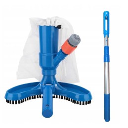 Baseino dulkių siurblio komplektas su teleskopiniu koteliu