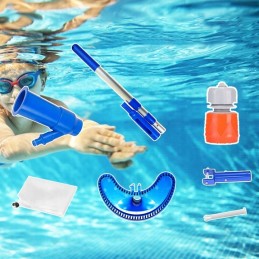 Dulkių siurblys tvenkinio baseino dugno valymui su 1-1m rankena