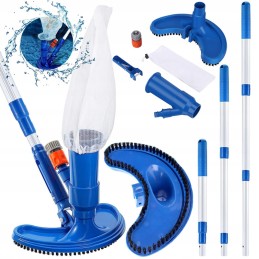 Baseino valymo rinkinys, pusrutulio formos sūkurinis dulkių siurblys baseinui