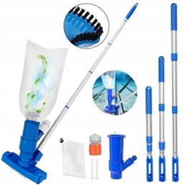 Dulkių siurblys tvenkinio baseino dugno valymui su 1-1m rankena