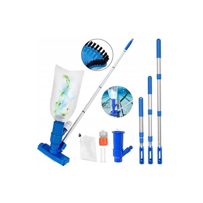 Dulkių siurblys tvenkinio baseino dugno valymui su 1-1m rankena