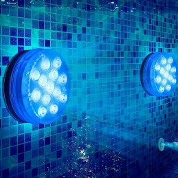 4 x panardinami baseino žibintai povandeniniai baseino žibintai 16 spalvų