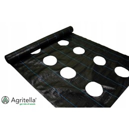 ✨ Agritella audinys nuo piktžolių su skylutėmis sodinimui + smeigtukai, 50 vnt