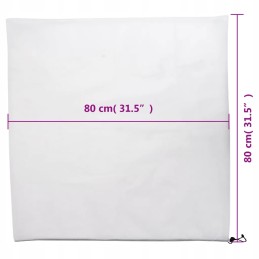 Vidaxl augalų gaubtai, su virvelėmis, 4 vnt., 70 g/m², 0,8x0,8 m