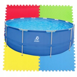 Apsauginis, kelių sezonų baseino kilimėlis, putplasčio dėlionė, 8 vnt, storas, vientisas