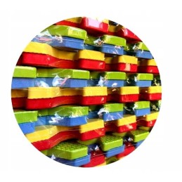 Apsauginis, kelių sezonų baseino kilimėlis, putplasčio dėlionė, 8 vnt, storas, vientisas