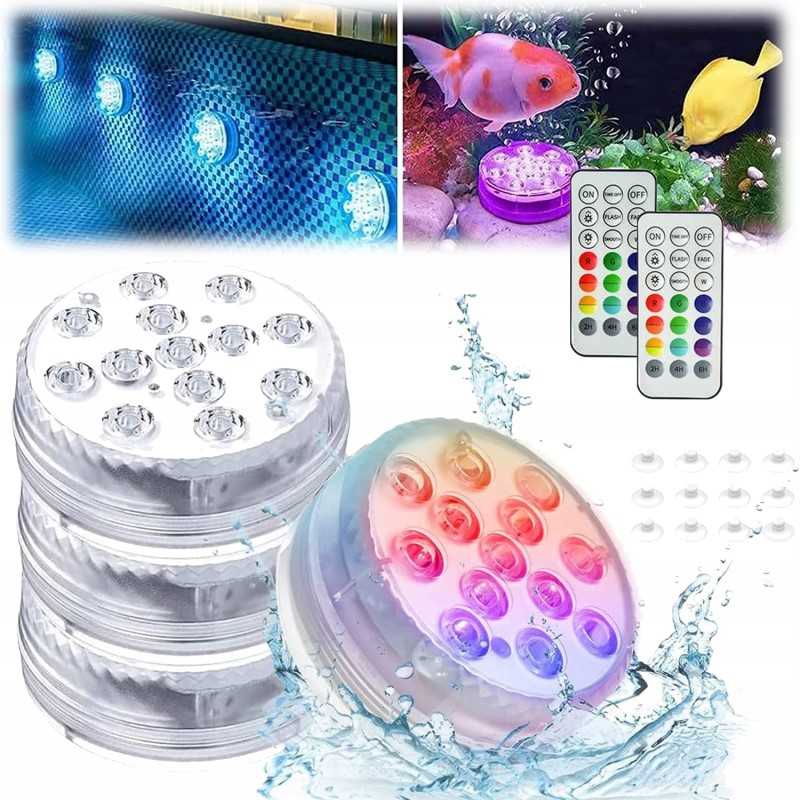Povandeniniai LED žibintai rgb povandeninis apšvietimas