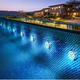 Povandeniniai LED žibintai rgb povandeninis apšvietimas