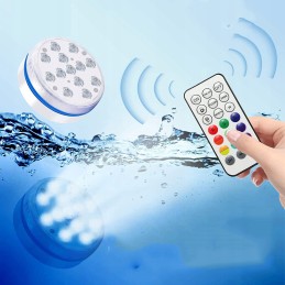 Panardinami RGB LED žibintai, atsparūs vandeniui povandeninis daugiaspalvis apšvietimas