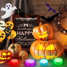 Panardinami RGB LED žibintai, atsparūs vandeniui povandeninis daugiaspalvis apšvietimas