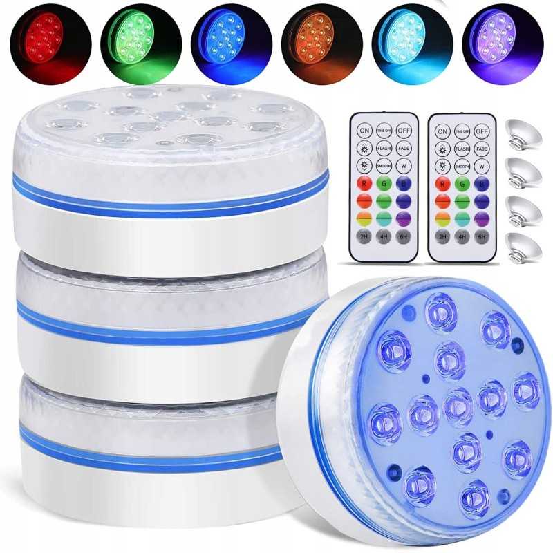 Povandeniniai LED žibintai rgb povandeninis apšvietimas