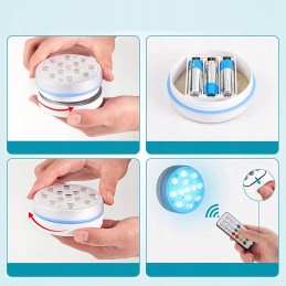 Povandeninis apšvietimas, vandeniui atsparus apšvietimas su 13 LED