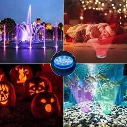 Povandeninis baseino apšvietimas su vandeniui atspariu nuotolinio valdymo pulteliu