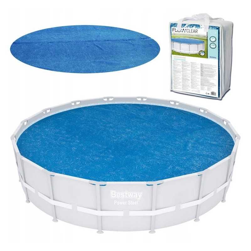 „Bestway“ saulės dangtis baseinui 457 488 cm 58253