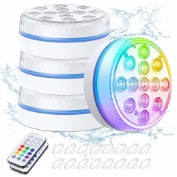 4vnt LED povandeninis apšvietimas baseinui