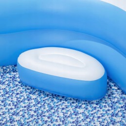 Mėlynos ir baltos spalvos bestway pripučiamas baseinas su sėdynėmis, 70x198cm