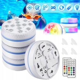 4vnt LED povandeninis šviestuvas mažas povandeninis šviestuvas baseino fontanams