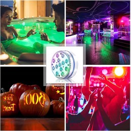 4vnt LED povandeninis šviestuvas mažas povandeninis šviestuvas baseino fontanams