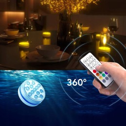 4vnt LED povandeninis šviestuvas mažas povandeninis šviestuvas baseino fontanams