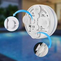 4vnt LED povandeninis šviestuvas mažas povandeninis šviestuvas baseino fontanams