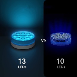 4 komplektas povandeninės šviesos baseino apšvietimas 16 RGB apšvietimo režimų