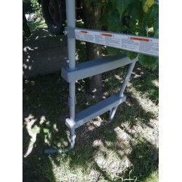 Funkcionalios, tvirtos, dvipusės kopėčios baseinui, 84 cm, bestway 58430