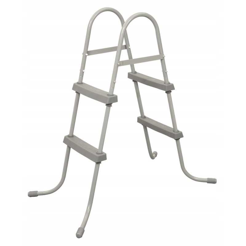 Stabilios, tvirtos dvipusės baseino kopėčios 84 cm bestway 58430